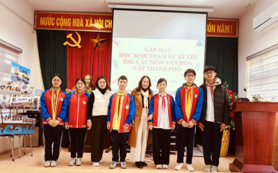 GẶP MẶT HỌC SINH DỰ THI HSG THÀNH PHỐ – NIỀM TỰ HÀO THCS VĂN YÊN