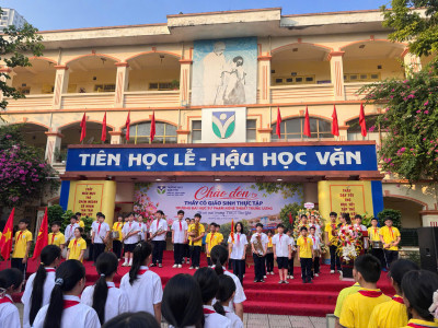 CHÀO ĐÓN ĐOÀN GIÁO SINH THỰC TẬP ĐẾN TỪ TRƯỜNG ĐẠI HỌC SƯ PHẠM NGHỆ THUẬT TRUNG ƯƠNG
